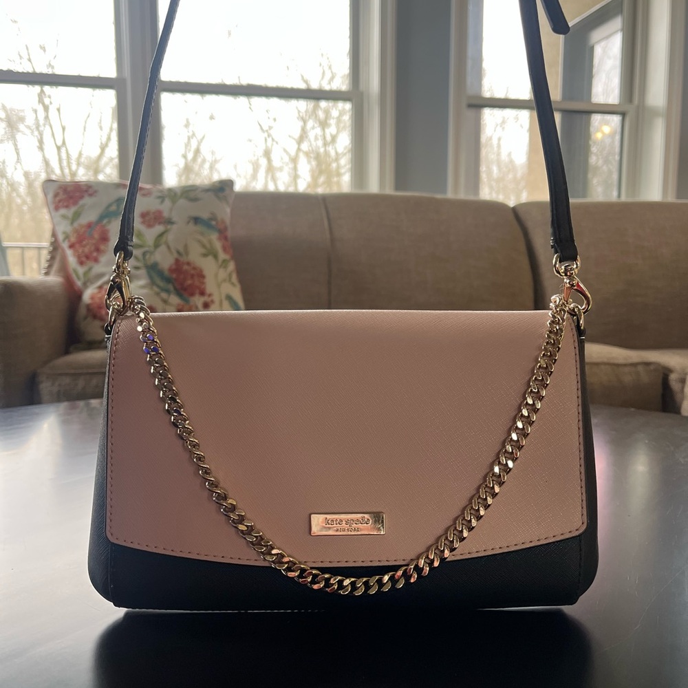 Kate Spade Pink and Black Shoulder Bag